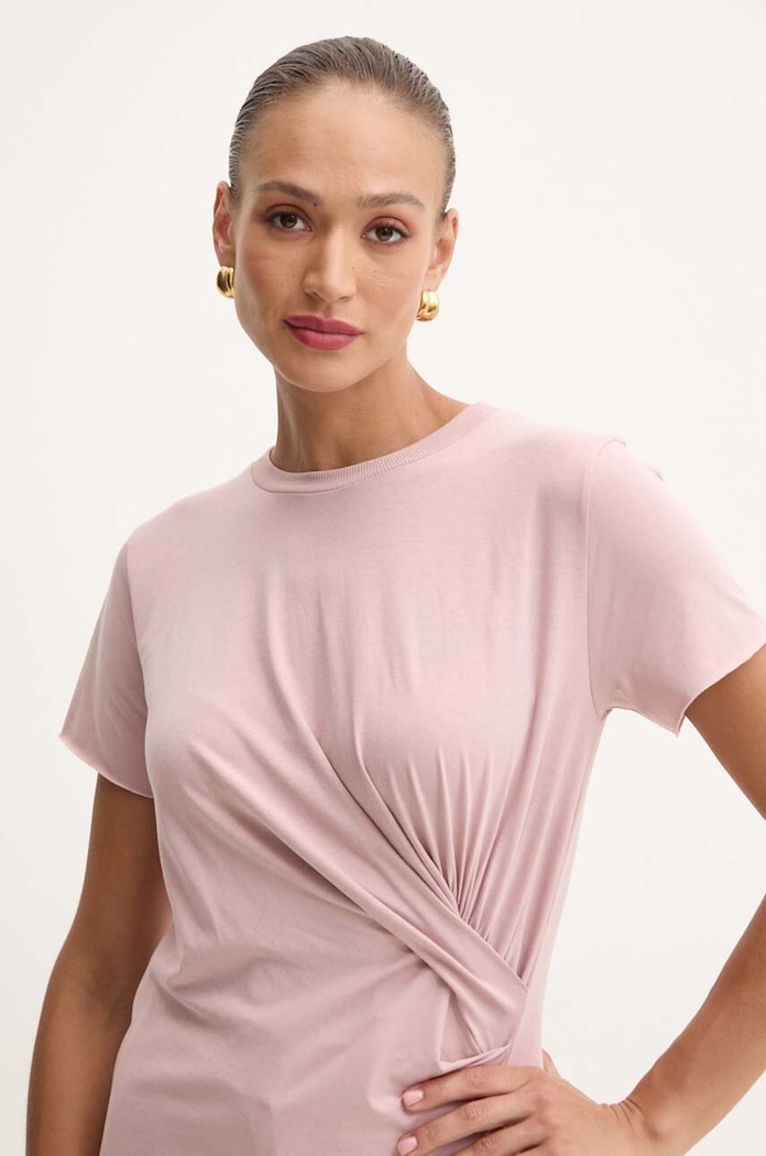 MAX&Co. t-shirt bawełniany różowy 2426946051200