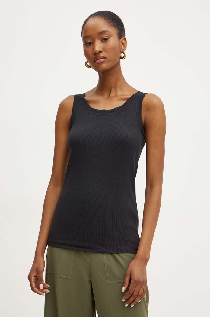 MAX&Co. top din bumbac negru 2618941044200