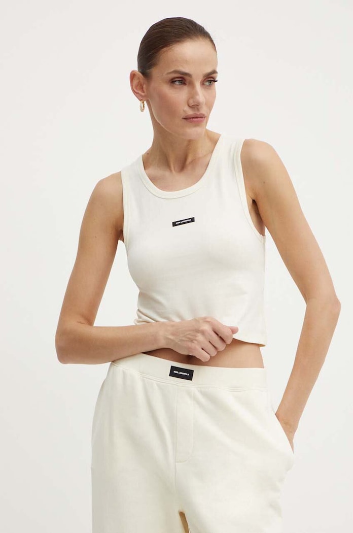 Top Karl Lagerfeld béžová 245W2114
