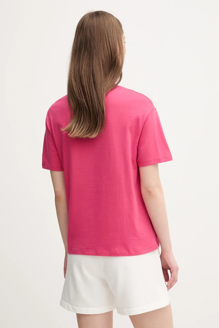 Odzież United Colors of Benetton t-shirt bawełniany 3096D102O różowy