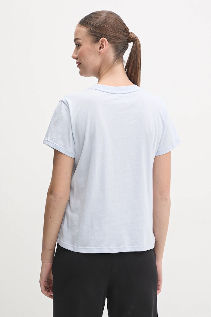 Ruházat Dkny pamut póló DP4T9994 kék