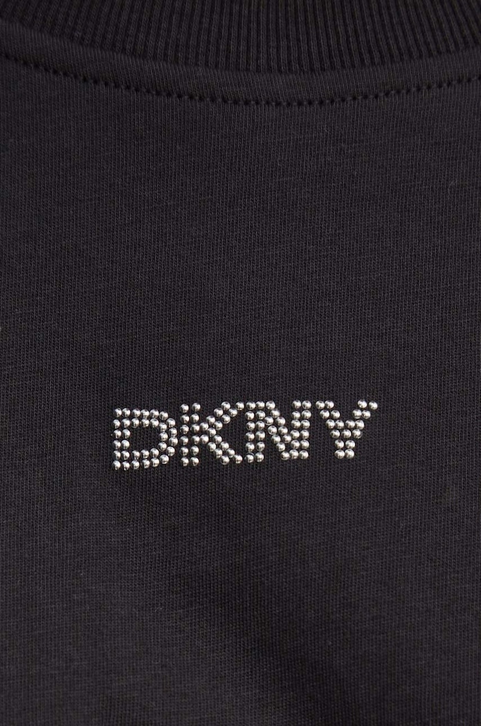 Pamučna majica Dkny DP4T9994 crna