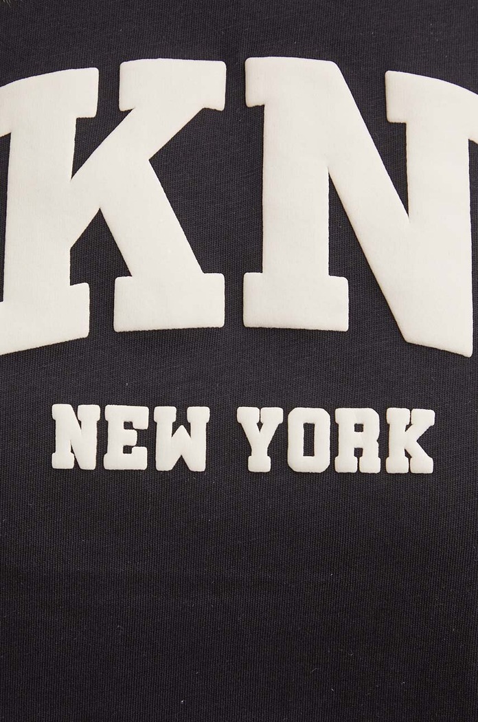 Bavlněné tričko Dkny černá DP4T9945