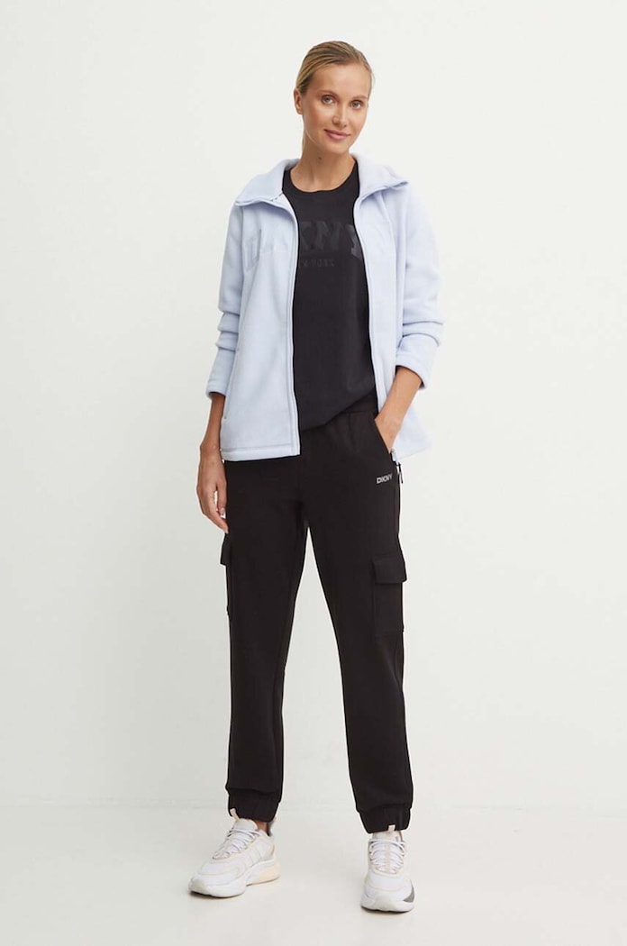 Βαμβακερό μπλουζάκι Dkny DP4T9812 μαύρο AW24