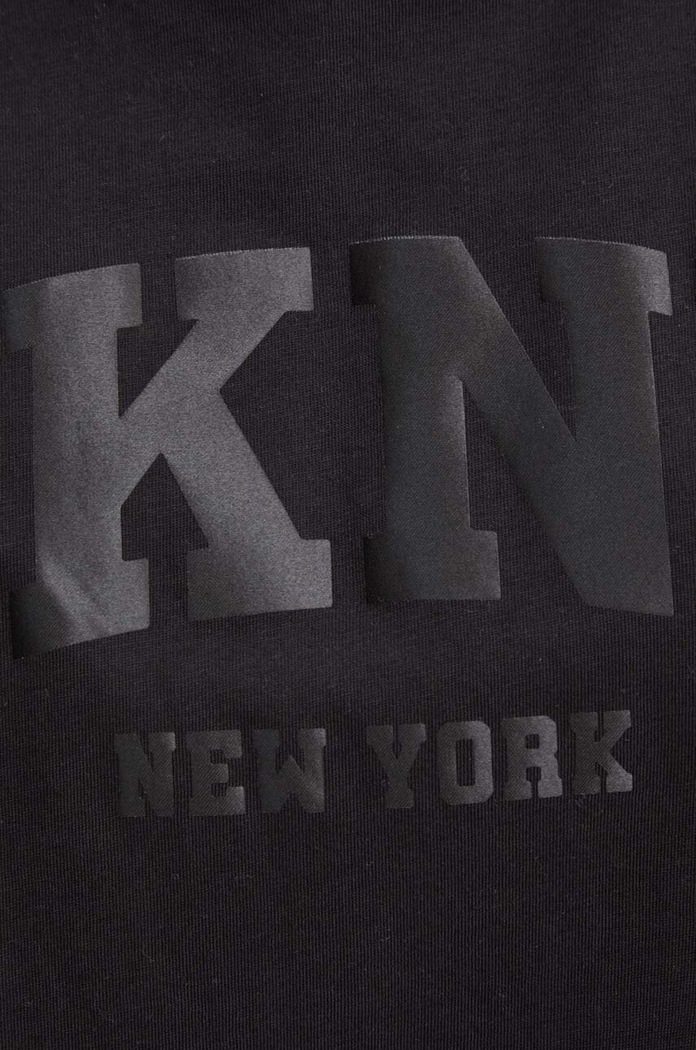 Βαμβακερό μπλουζάκι Dkny DP4T9812 μαύρο