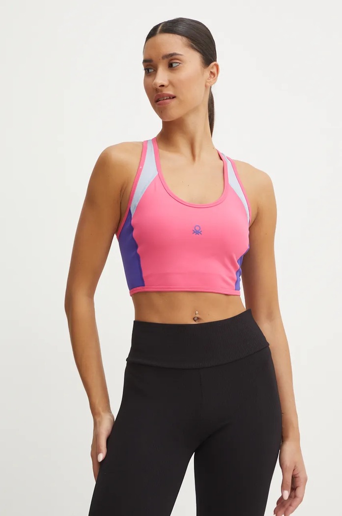 Modrček United Colors of Benetton Pletenina roza 330X3H00C