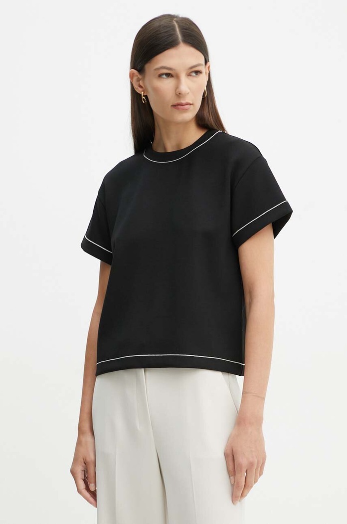 Theory t-shirt czarny O0626504