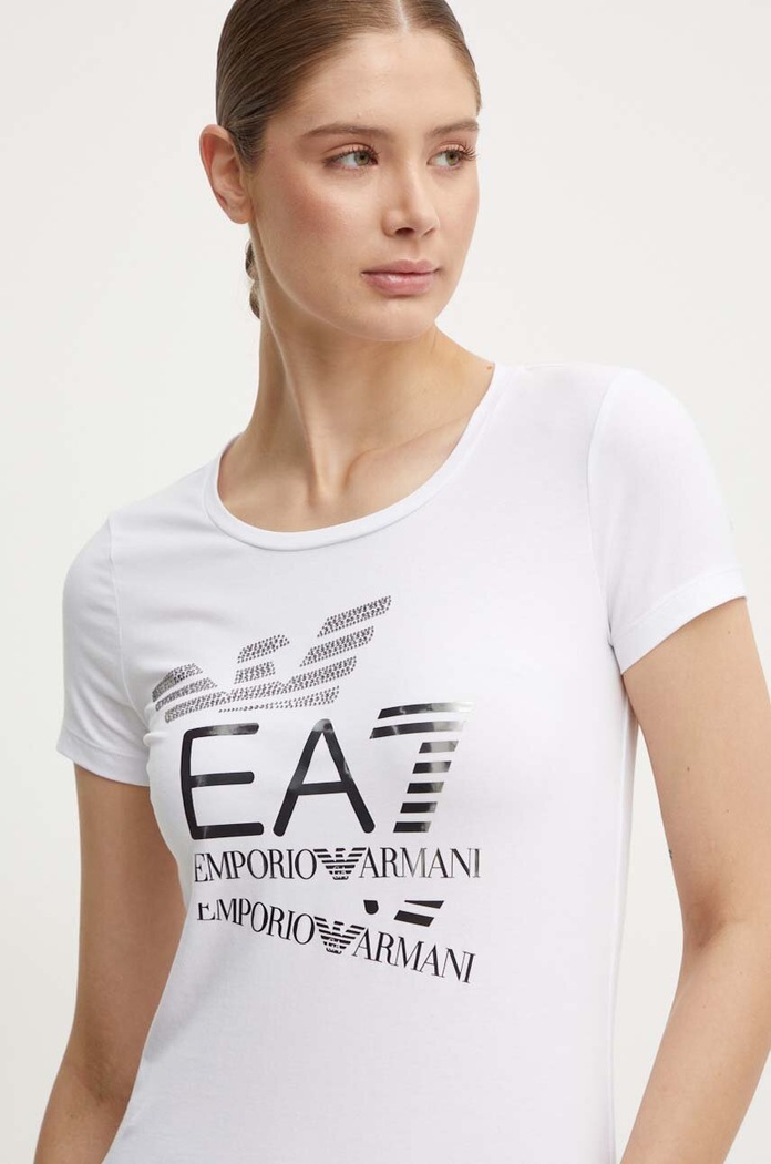 Tričko EA7 Emporio Armani bílá TJQCZ.6DTT17.1100