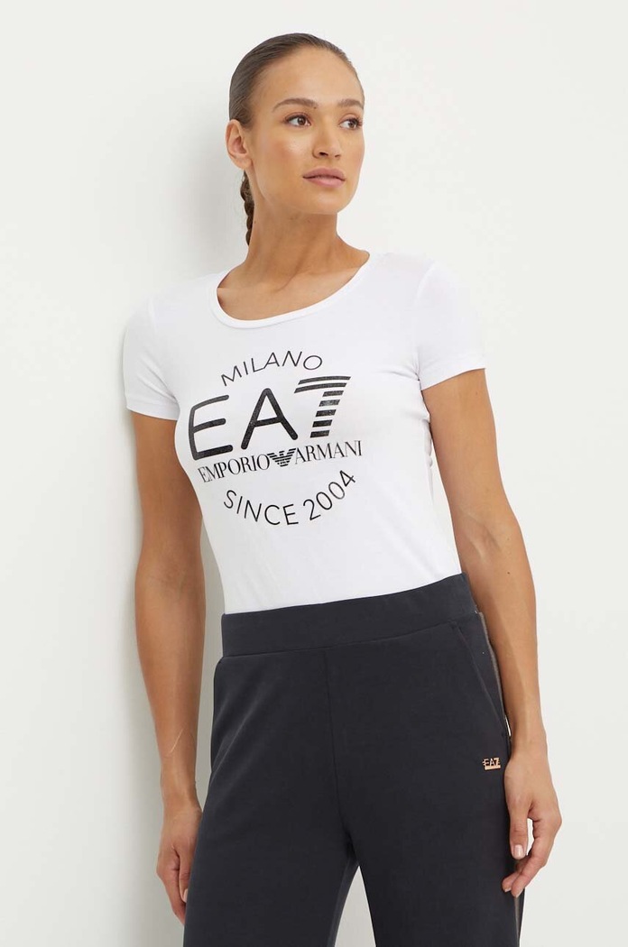 Тениска EA7 Emporio Armani бял TJQCZ.6DTT20.1100