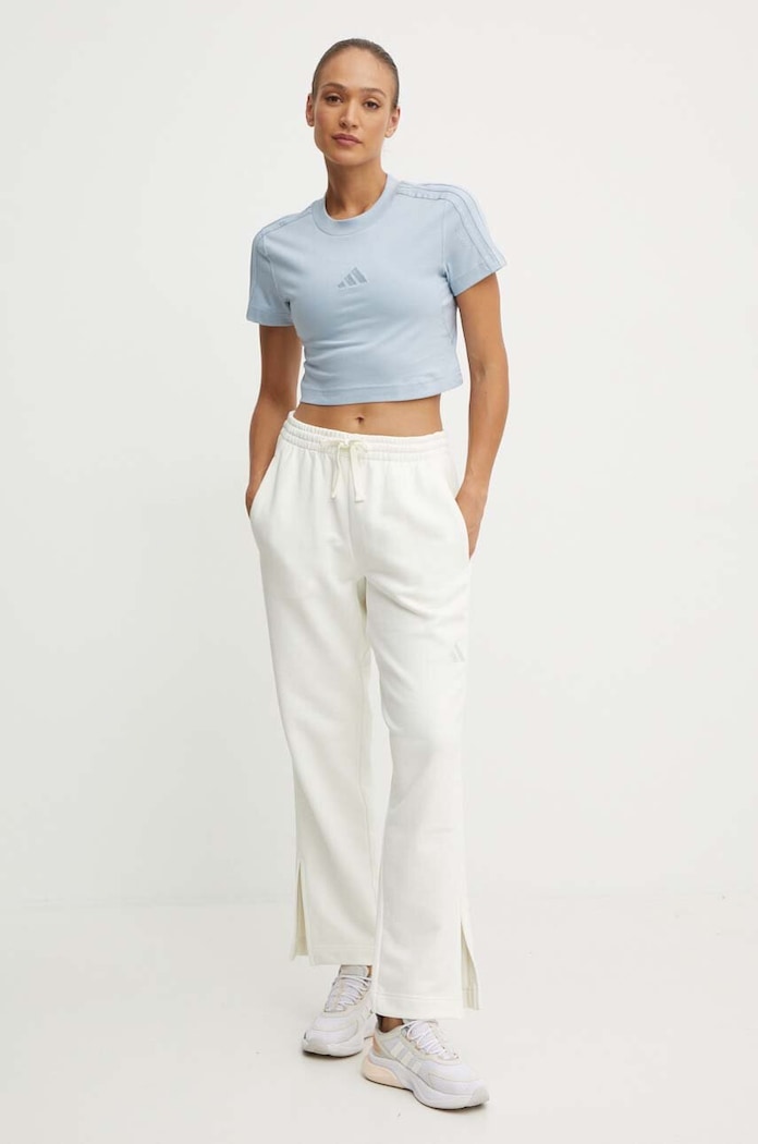 adidas t-shirt in cotone All SZN IY6846 blu AW24