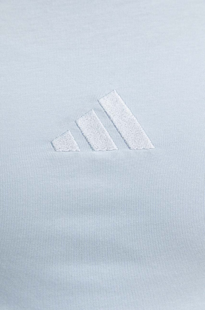 adidas t-shirt in cotone All SZN IY6846 blu