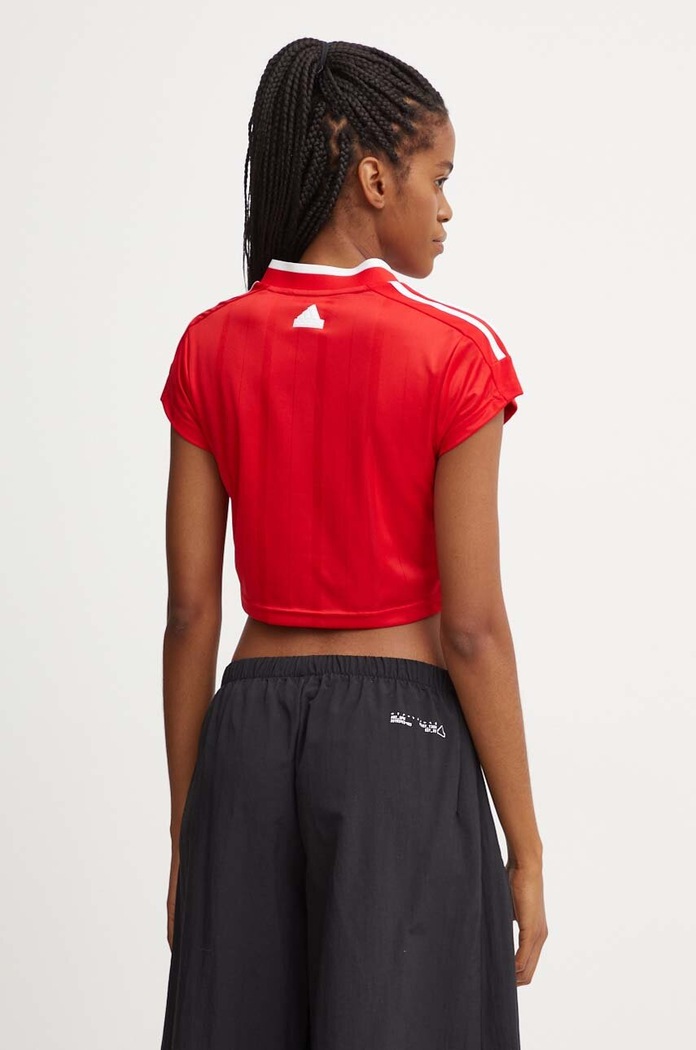 Ρούχα Μπλουζάκι adidas Tiro IZ2084 κόκκινο