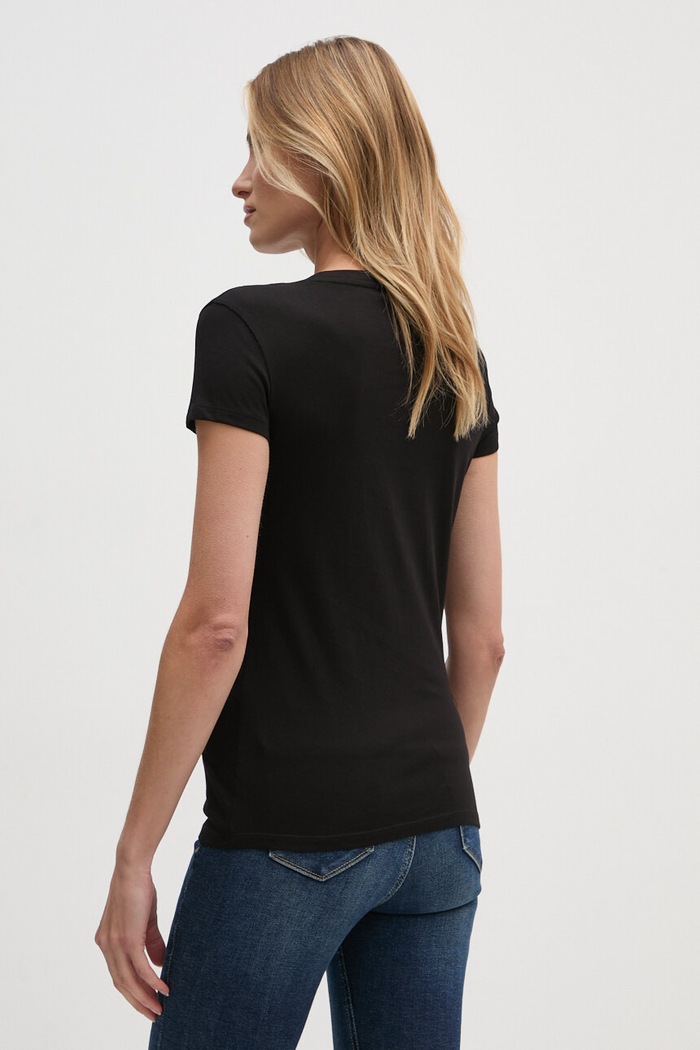 Oblečení Bavlněné tričko Armani Exchange XW000062.AF10359 černá