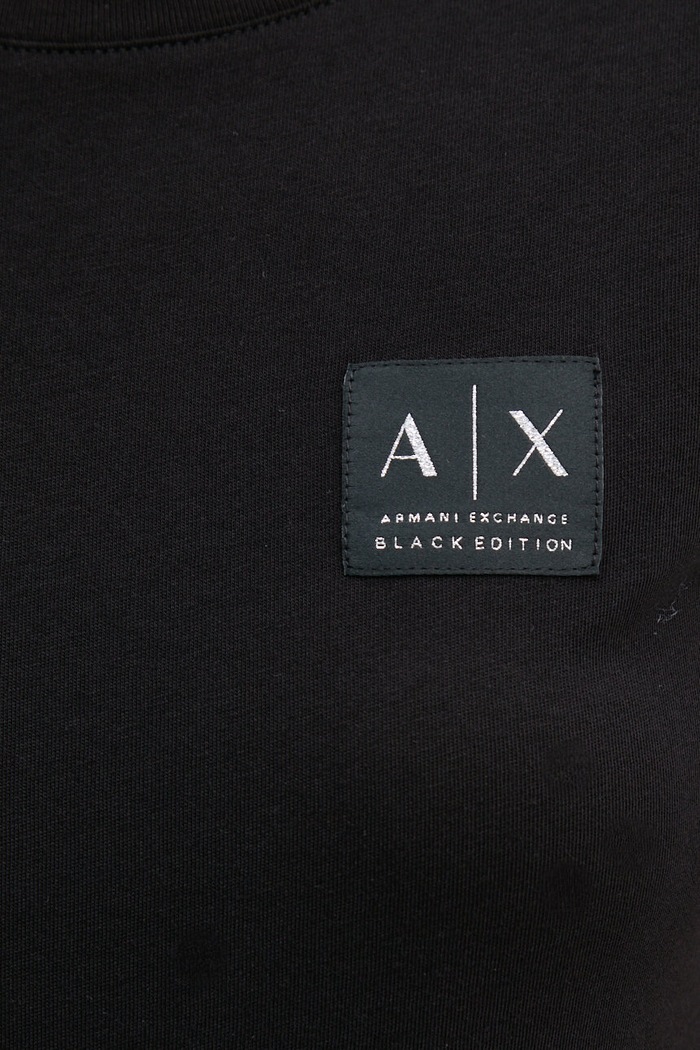 Bavlněné tričko Armani Exchange černá XW000062.AF10359