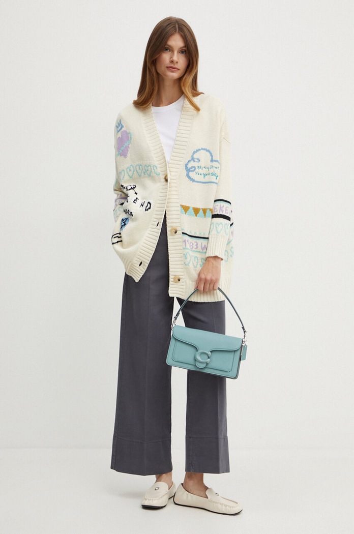 Marella t-shirt bawełniany 2423976044200 biały AW24