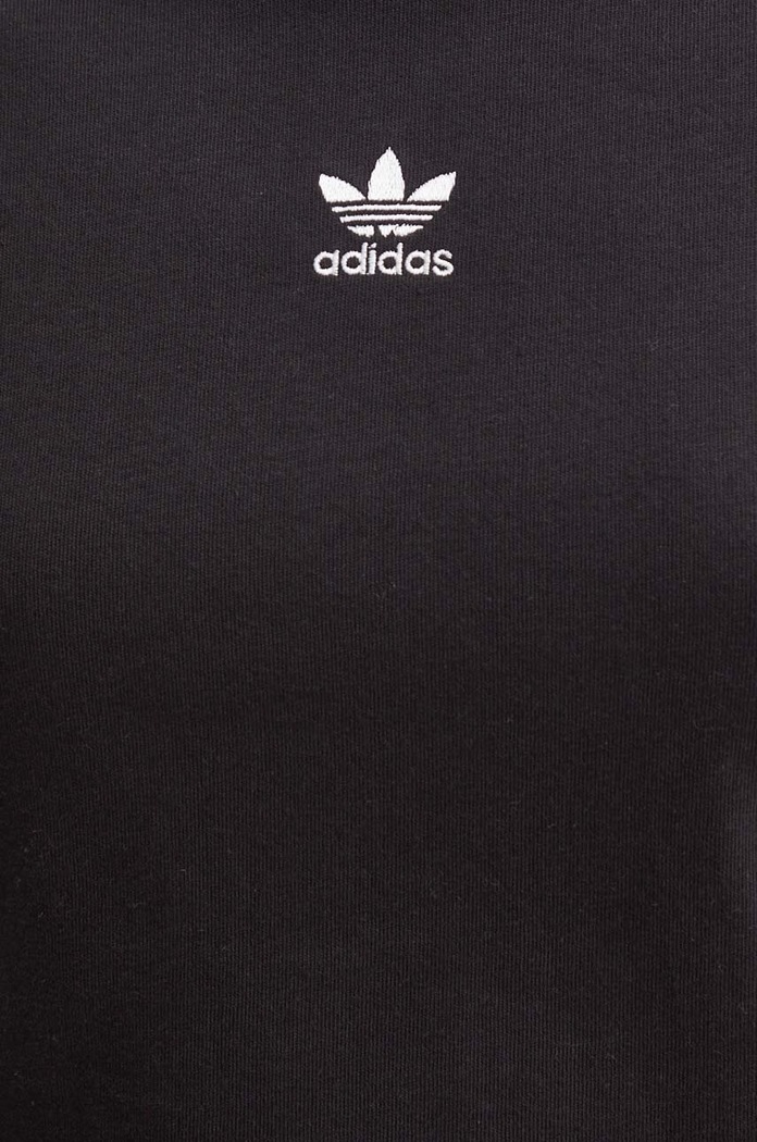 Βαμβακερό μπλουζάκι adidas Originals IW5707 μαύρο