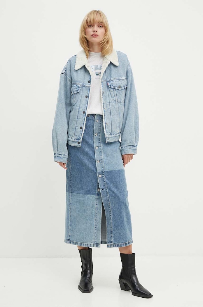 Levi's pamut póló 17369.2800 szürke AW24
