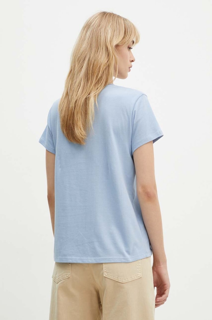 Odzież Levi's T-shirt bawełniany 17369.2801 niebieski