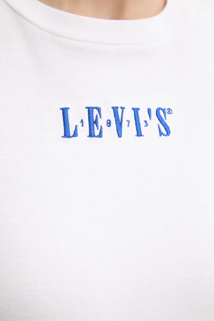 Bavlněné tričko Levi's A8798 bílá