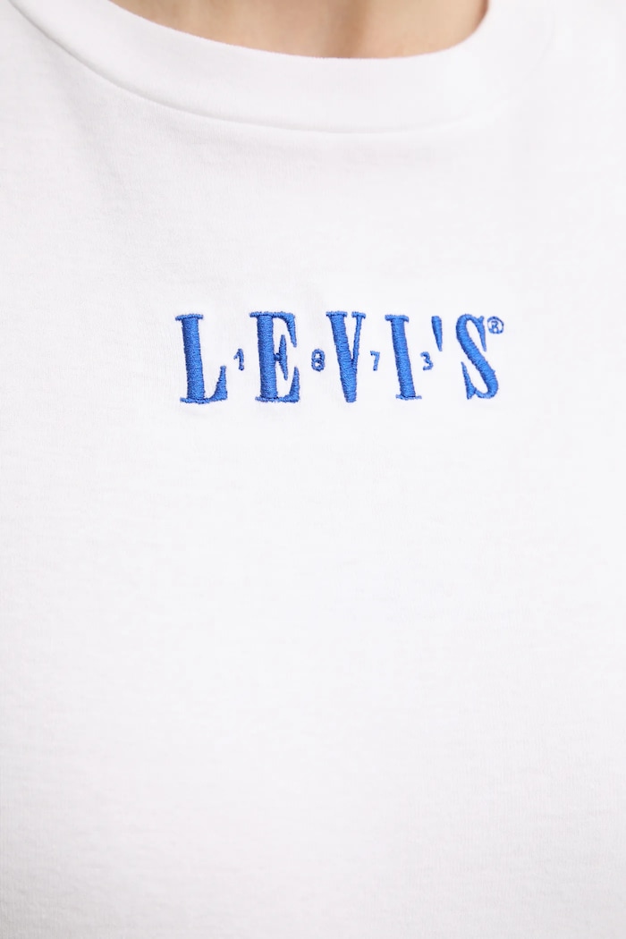 Bavlněné tričko Levi's A8798 bílá