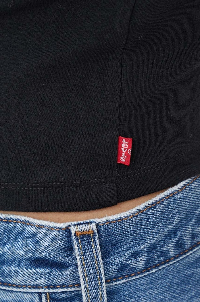 Kratka majica Levi's 001MS črna