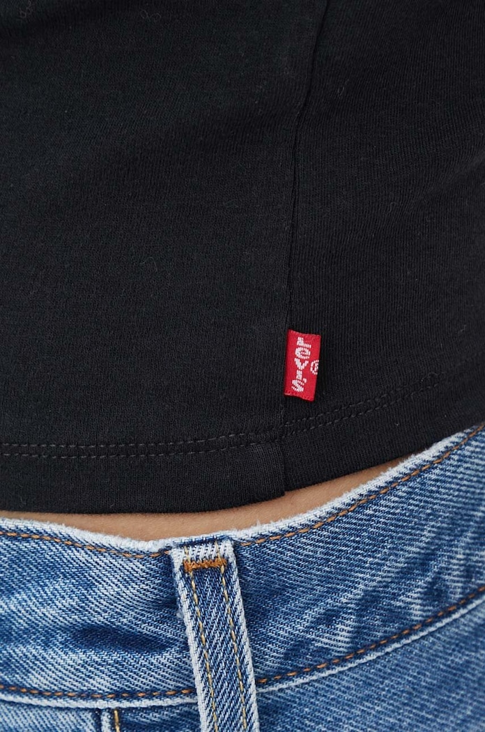 Kratka majica Levi's 001MS črna