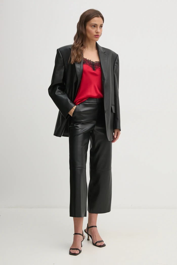 United Colors of Benetton bluzka 5FWVDH00O czerwony NC24