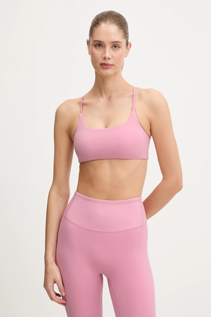 Podprsenka na jogu JOYINME Breeze bez kostíc ružová Top.Breeze