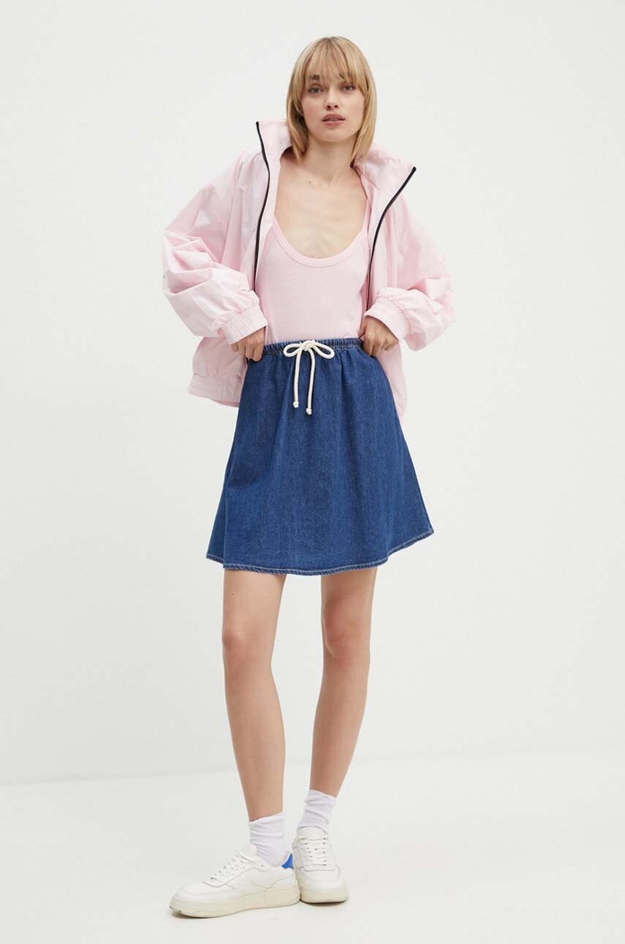 Bavlněný top American Vintage GAMI01BH24 růžová AW24