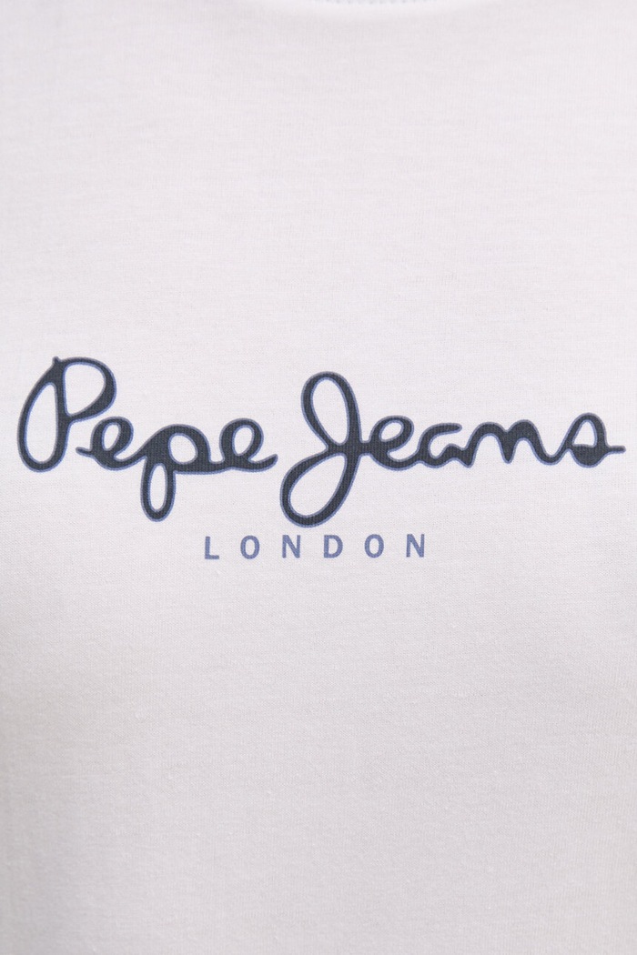 Bavlněné tričko Pepe Jeans FIORE PL505951 bílá