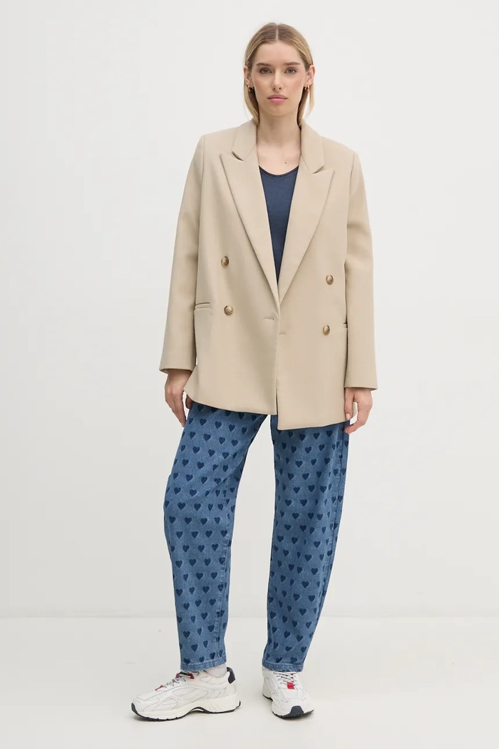 Μπλουζάκι Pepe Jeans FABIANA PL505953 σκούρο μπλε AW24