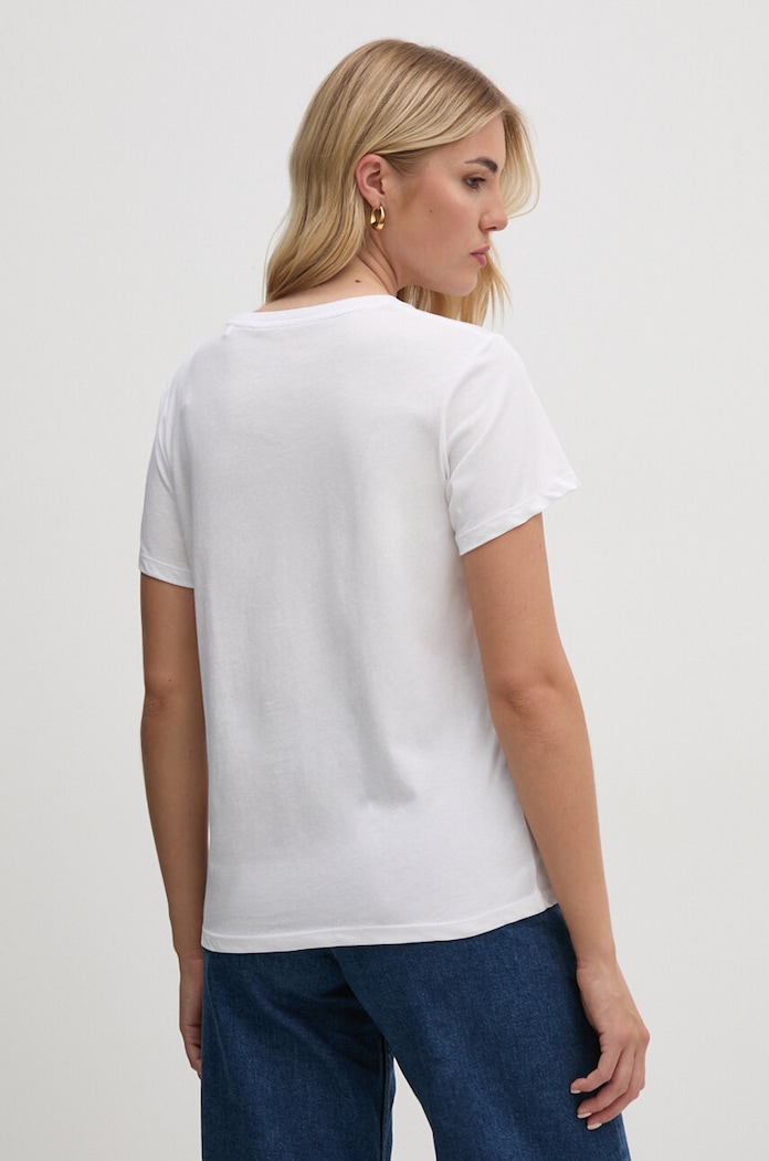 Odjeća Pamučna majica Pepe Jeans GIGI PL505958 bijela