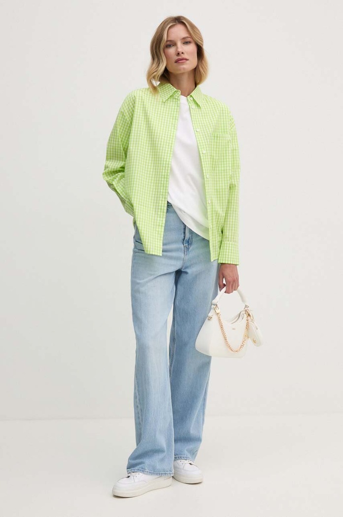 Pepe Jeans Bavlněné tričko Pepe Jeans GILLY PL505975 bílá AW24