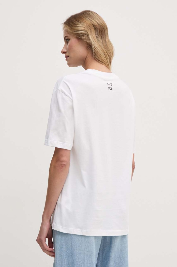 Oblečení Pepe Jeans Bavlněné tričko Pepe Jeans GILLY PL505975 bílá