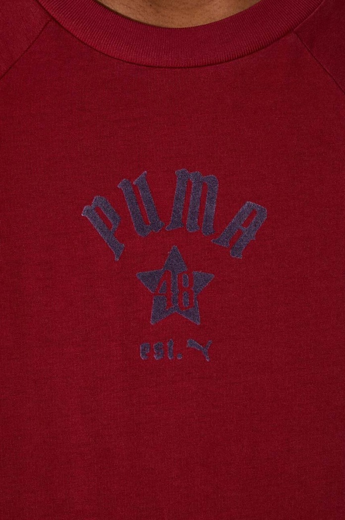 Puma t-shirt bawełniany Classics Play Paris Relaxed Tee 626808