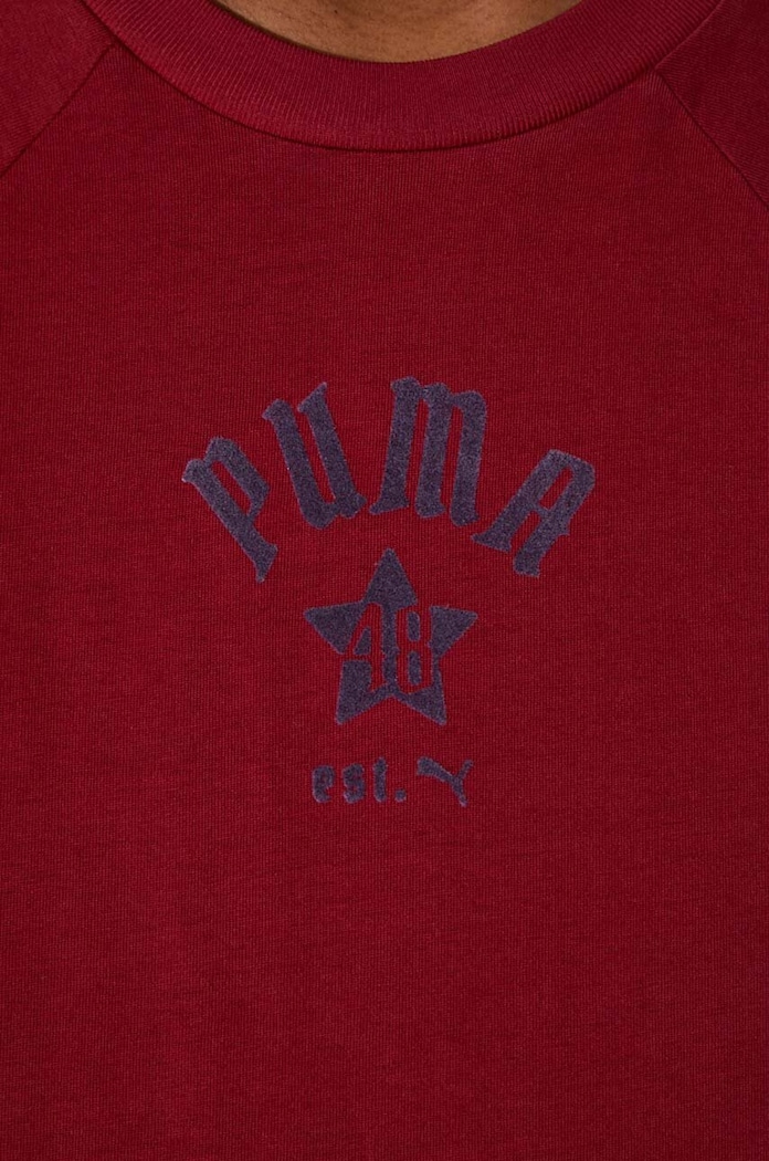 Puma t-shirt bawełniany Classics Play Paris Relaxed Tee 626808
