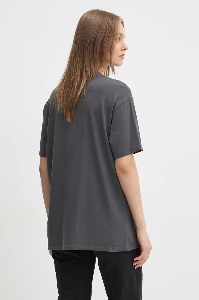 Дрехи Abercrombie & Fitch Памучна тениска Abercrombie & Fitch KI157.1200.954 сив