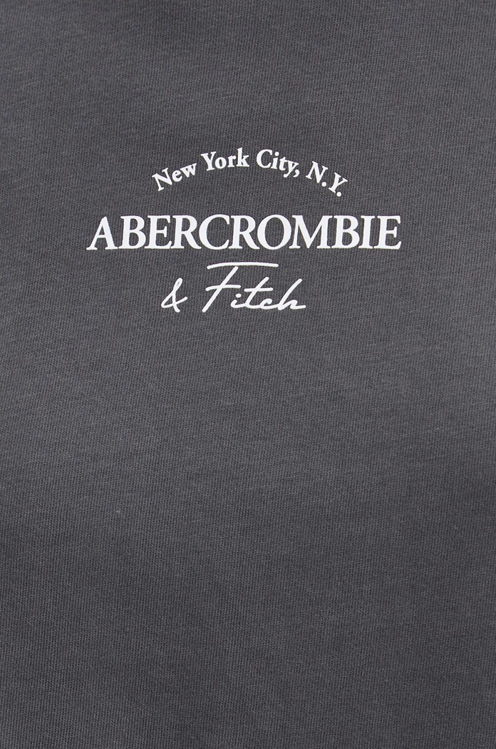 Памучна тениска Abercrombie & Fitch Abercrombie & Fitch сив KI157.1200.954