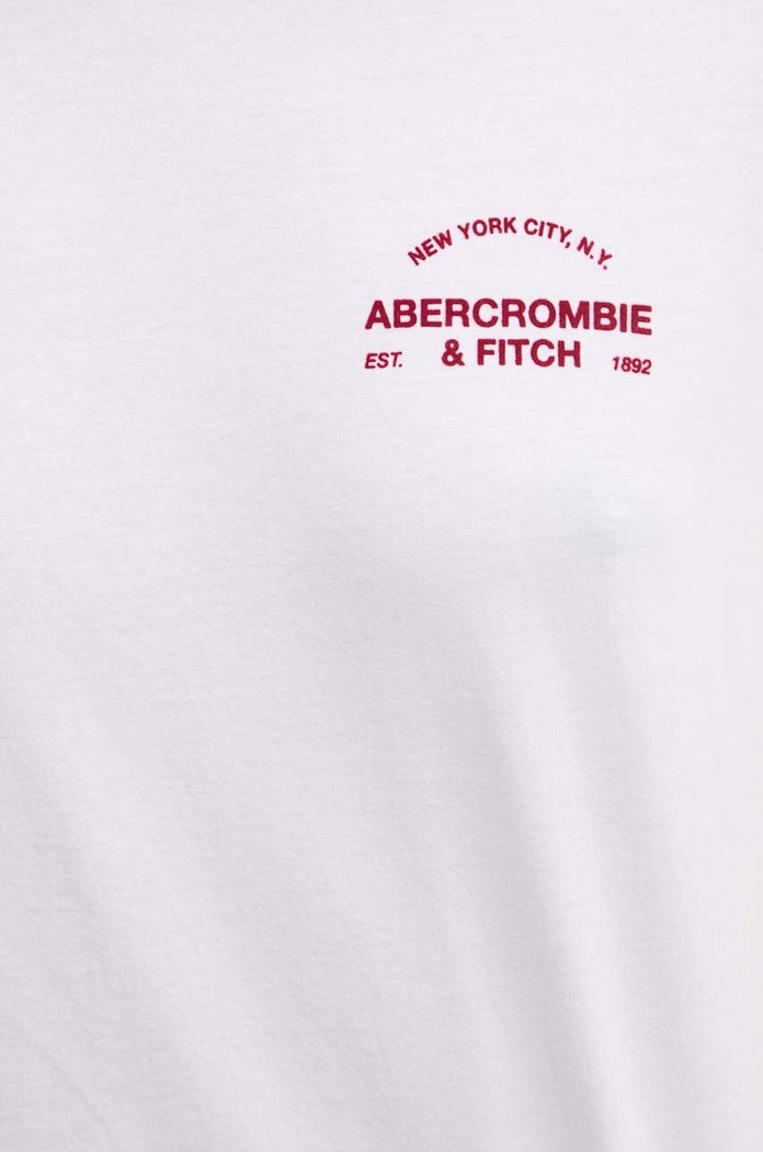 Bavlněné tričko Abercrombie & Fitch béžová KI157.4307.100