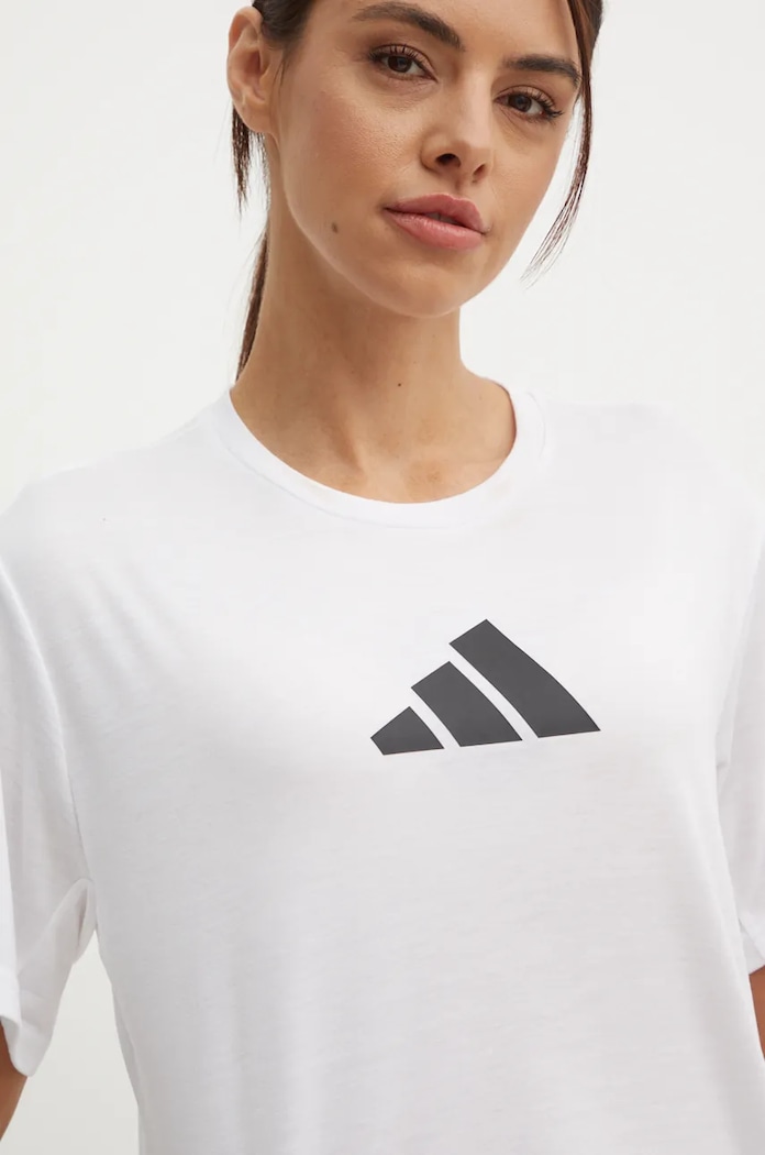adidas Performance t-shirt treningowy Train Essentials biały JG8615