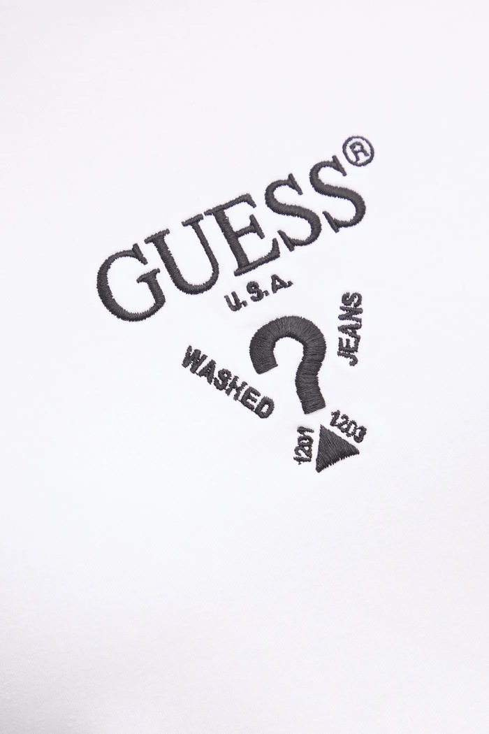 Guess tricou pentru femei din bumbac cu elastan COLETTE V4YI21.KCDH1 alb