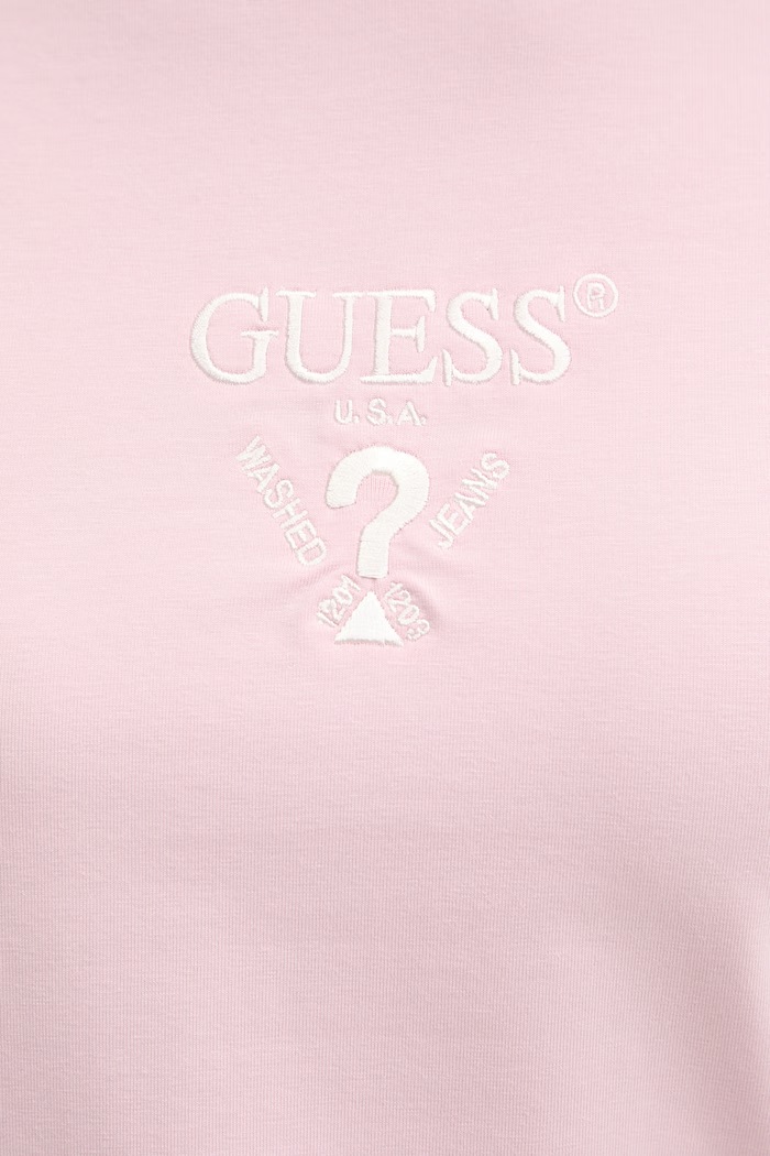 Guess tricou pentru femei din bumbac cu elastan COLETTE V4YI21.KCDH1 roz