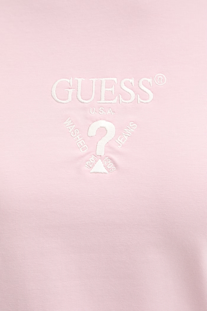 Guess tricou pentru femei din bumbac cu elastan COLETTE V4YI21.KCDH1 roz