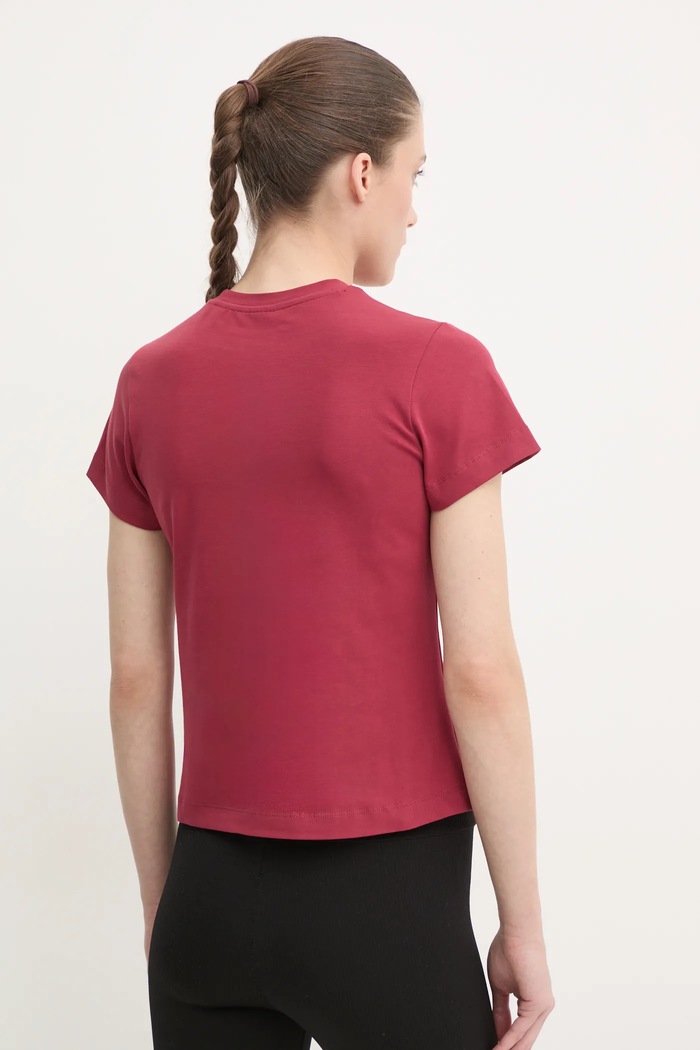 Îmbrăcăminte Guess tricou pentru femei din bumbac cu elastan COLETTE V4YI21.KCDH1 rosu