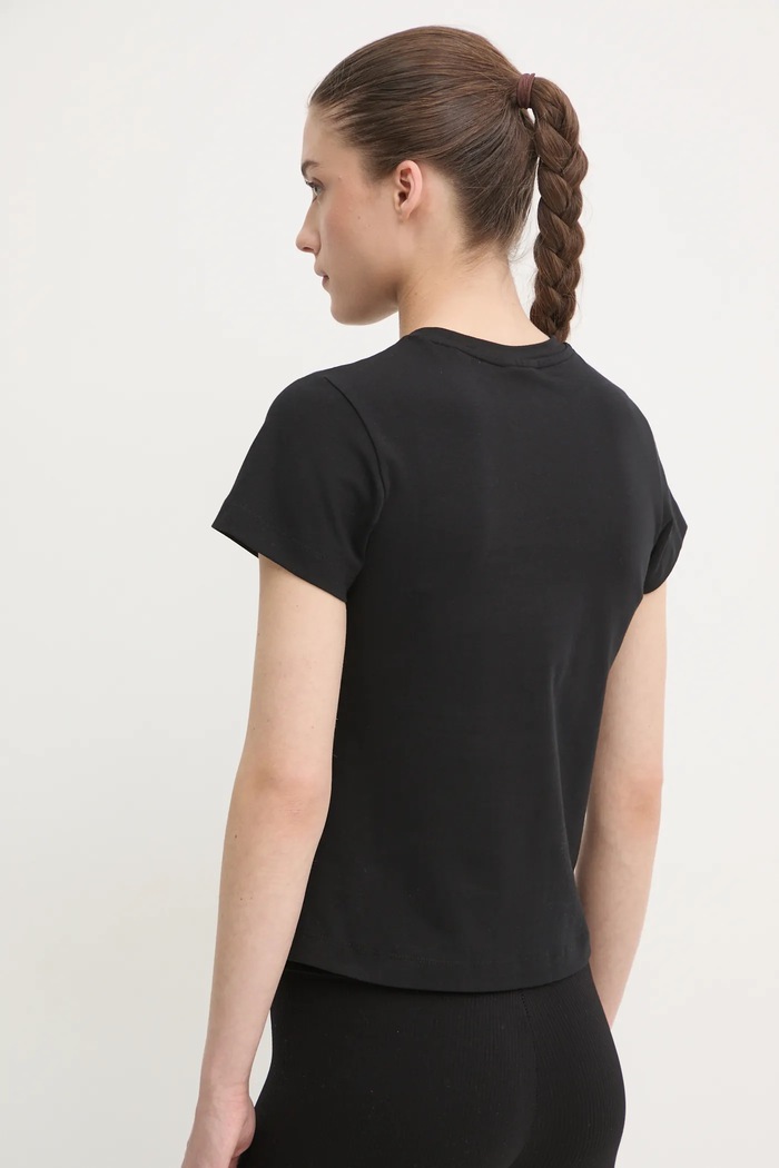 Îmbrăcăminte Guess tricou pentru femei din bumbac cu elastan COLETTE V4YI21.KCDH1 negru