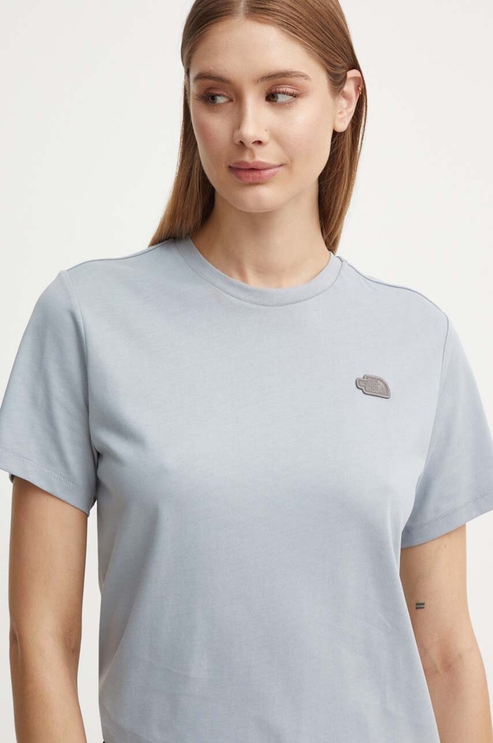 Pamučna majica The North Face Natural Dye S/S Tee bez uzorka siva NF0A89CB9OW1