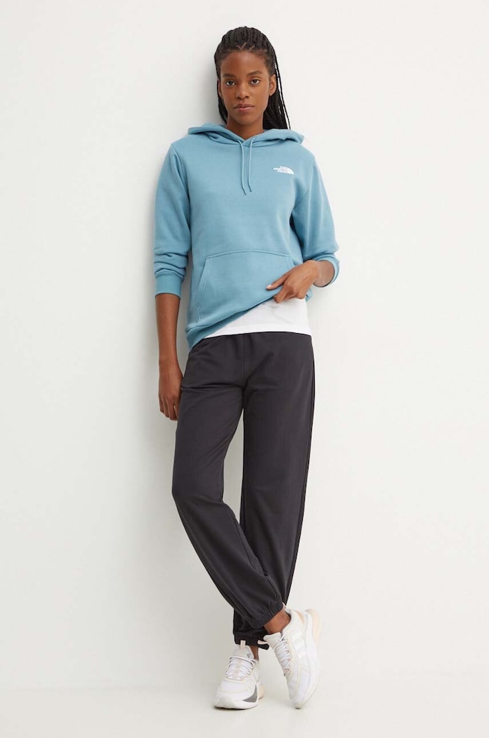 Pamučna majica The North Face Easy Tee NF0A8A6DFN41 bijela SS25