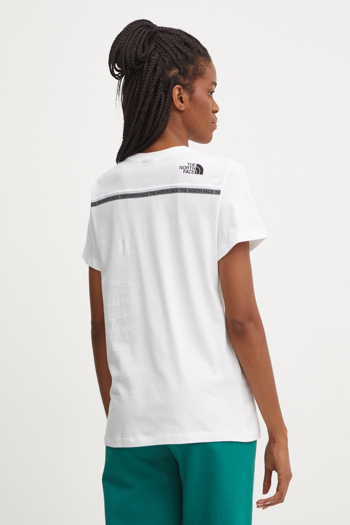 Oblečení Bavlněné tričko The North Face Zumu S/S Tee NF0A87DJFN41 bílá
