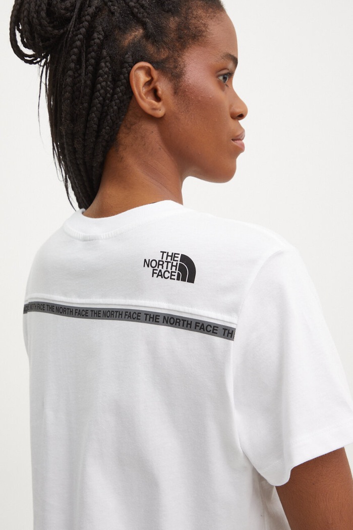 Bavlněné tričko The North Face Zumu S/S Tee bílá NF0A87DJFN41