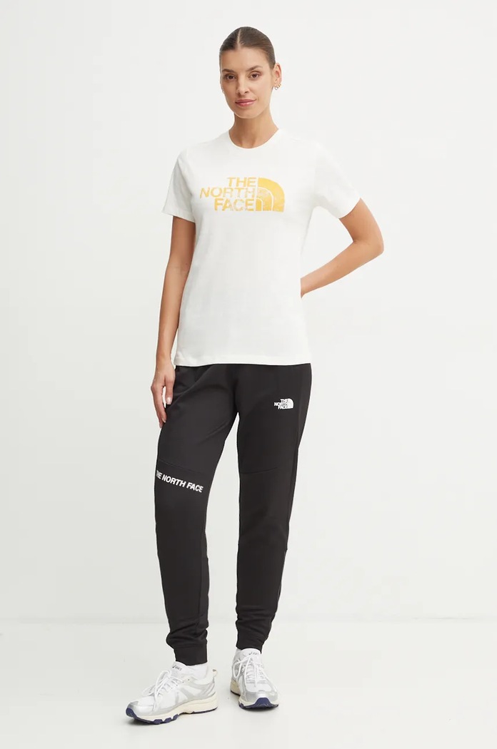 The North Face tricou din bumbac Tee -Seasonal Logo Pack NF0A89CTQLI1 alb AW24